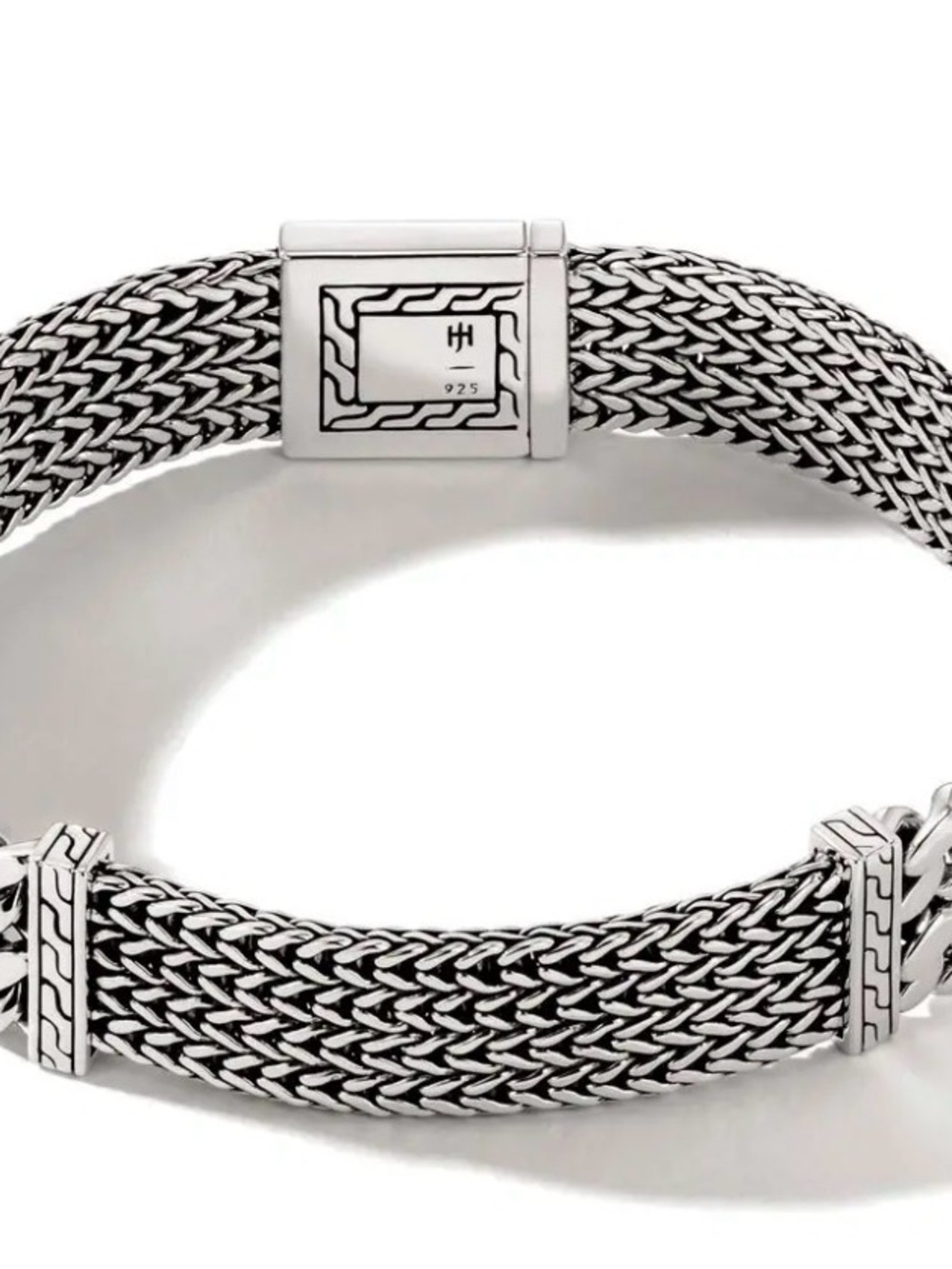 John Hardy Classic Sterling Silver Woven Chain Bracelet